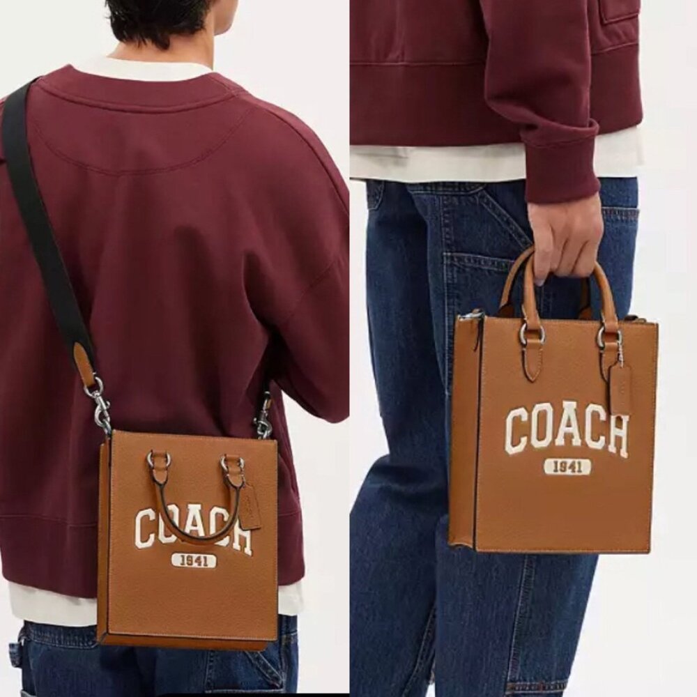 NWT Coach Dylan Tote With Varsity cr312